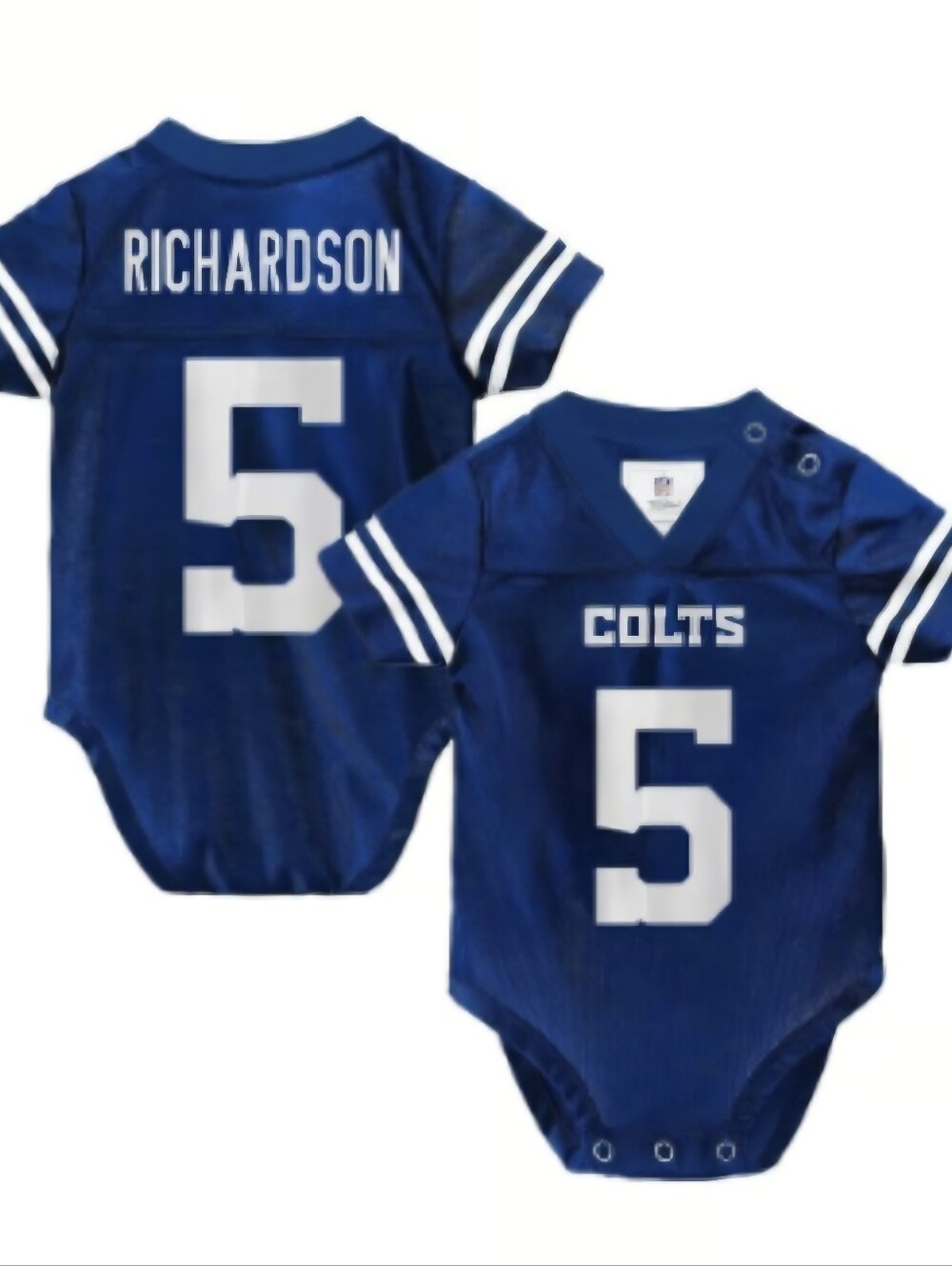 NFL Indianapolis Colts Richardson 5 One Piece Bodysuit Jersey Blue White 12 M